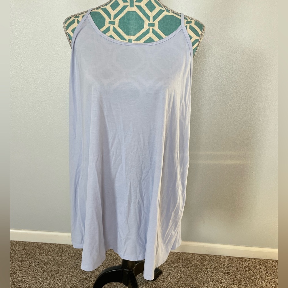 Athleta Yin Tank Top size 3X Light Blue